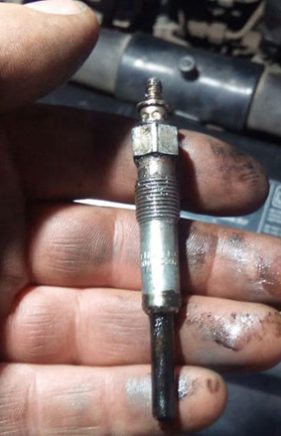 Замена свечей накала